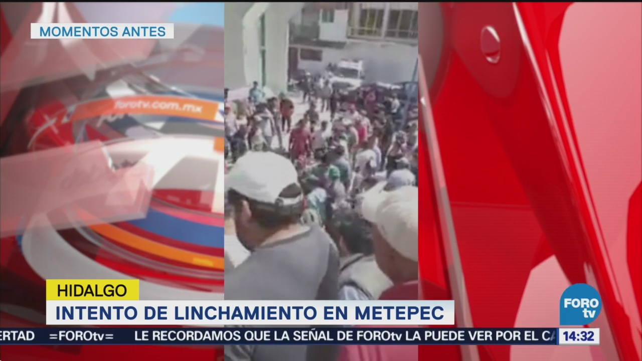 Reportan intento de linchamiento en Metepec, Hidalgo