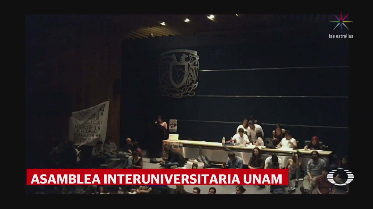 Representantes estudiantiles UNAM discuten pliego petitorio
