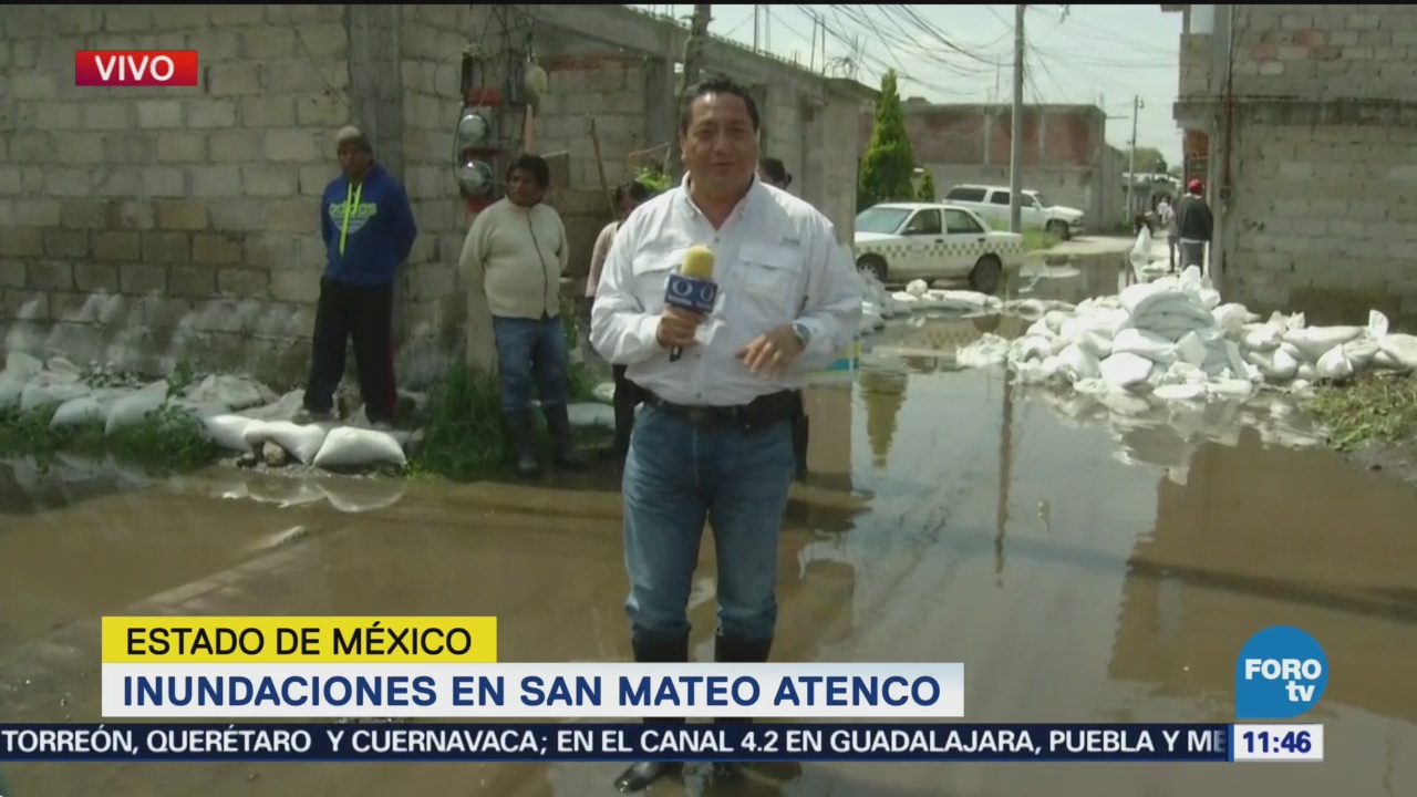 Río Lerma inunda cientos de casas en San Mateo Atenco