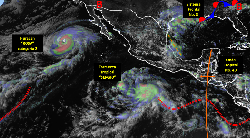 Sinaloa se prepara ante posibles afectaciones por el huracán Rosa