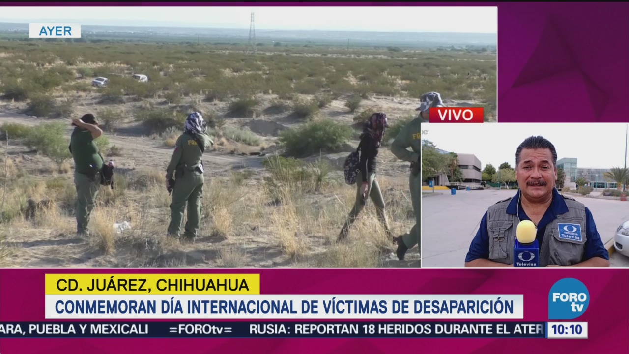 Conmemoran Día Internacional De Víctimas Desaparición Chihuahua Ciudad Juárez Chihuahua