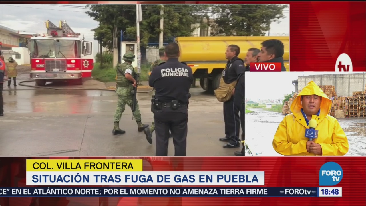Saldo Blanco Fuga De Gas Puebla