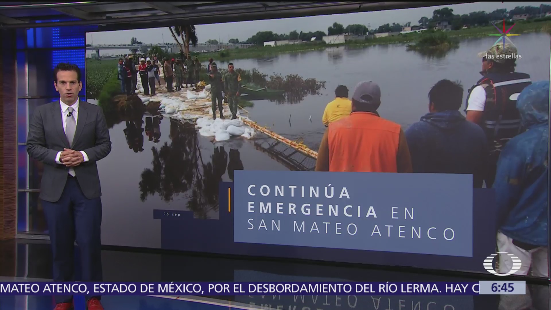 San Mateo Atenco, en emergencia por fisura del río Lerma