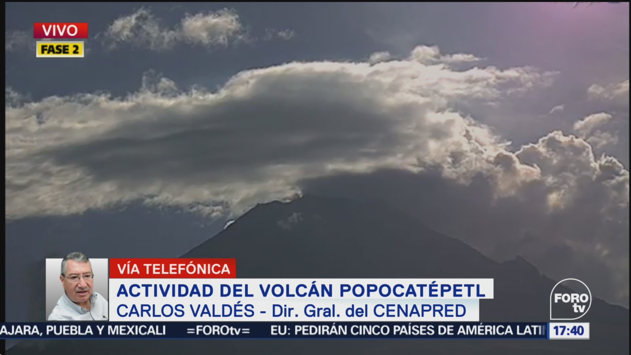 Se Forma Domo Cráter Popocatépetl