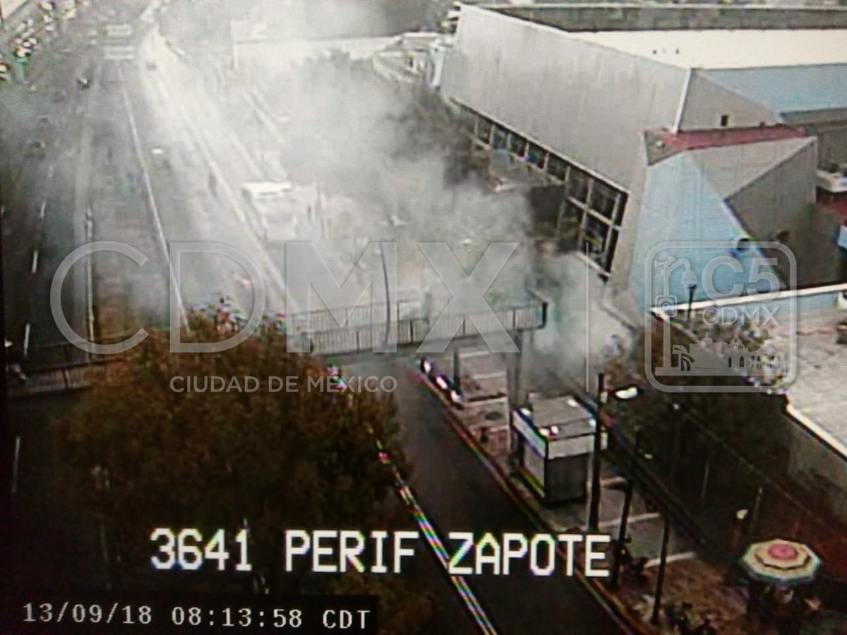Reportan incendio en la sala Ollin Yoliztli, CDMX; sólo fue humo