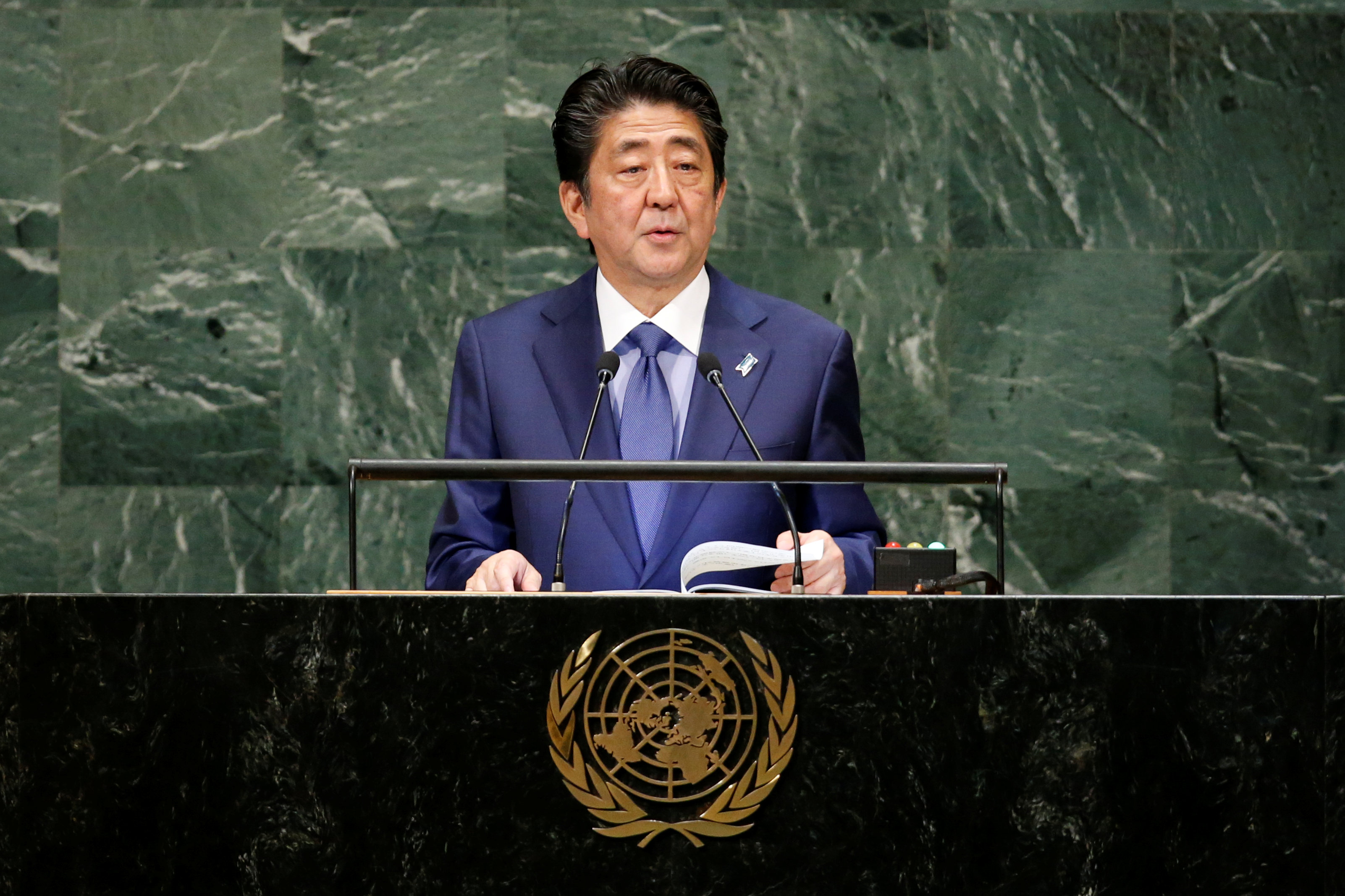 Shinzo Abe dice estar dispuesto a reunirse con Kim Jong-un