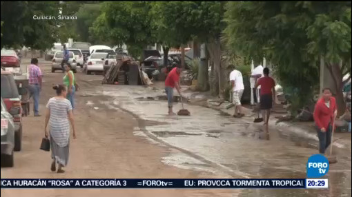 Labores De Limpieza Ocho Días Intensas Lluvias Sinaloa