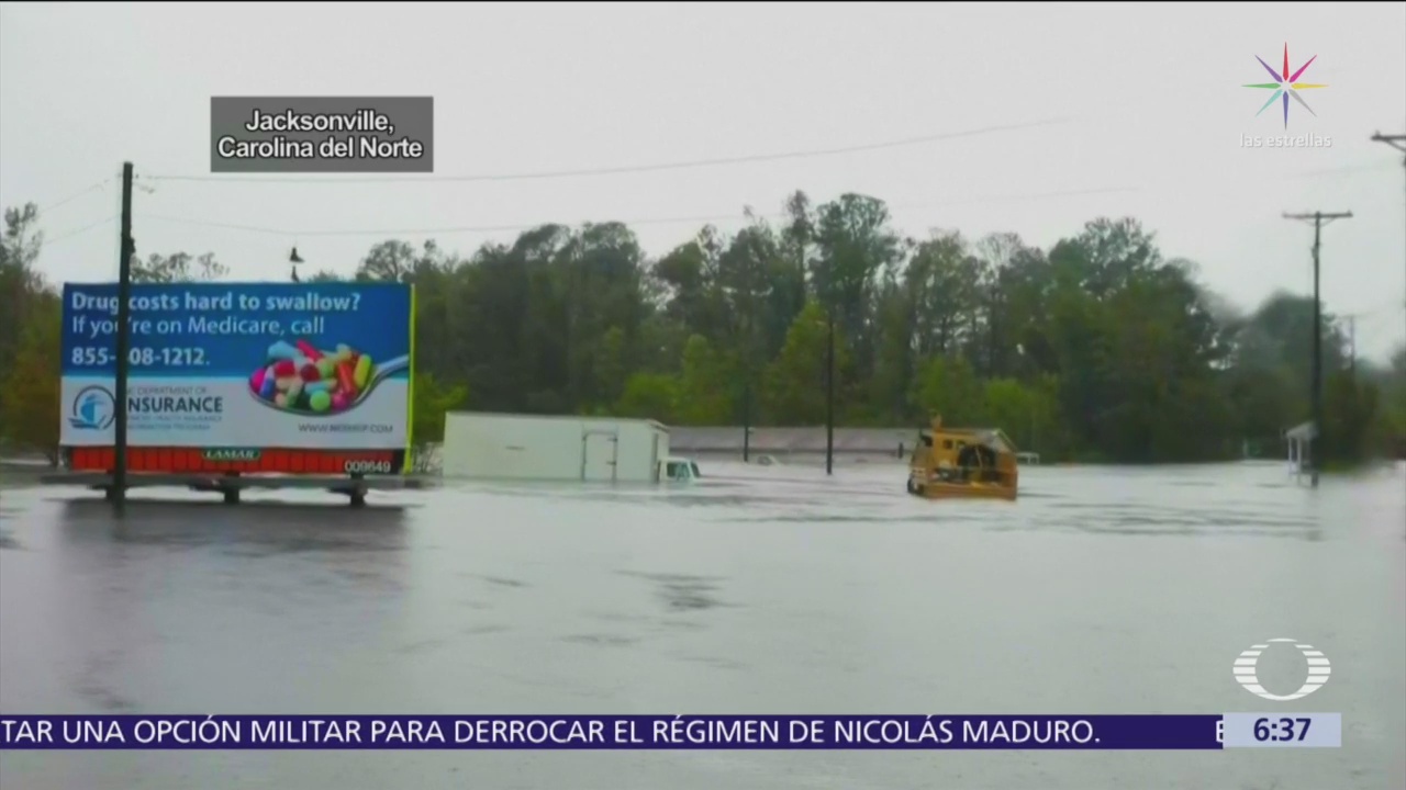 Siguen las lluvias e inundaciones en Carolina del Norte