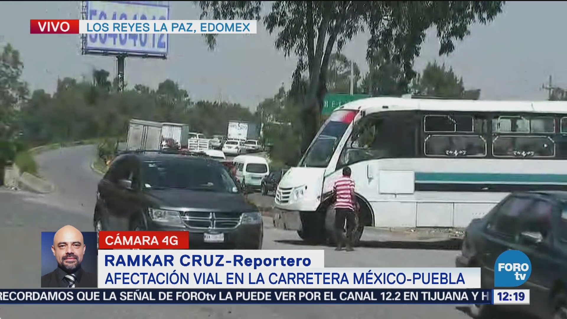 Siguen problemas viales en carretera México-Puebla bloqueo