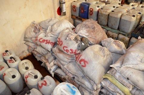 PGR incinera 14 toneladas de sustancias para drogas en Sinaloa