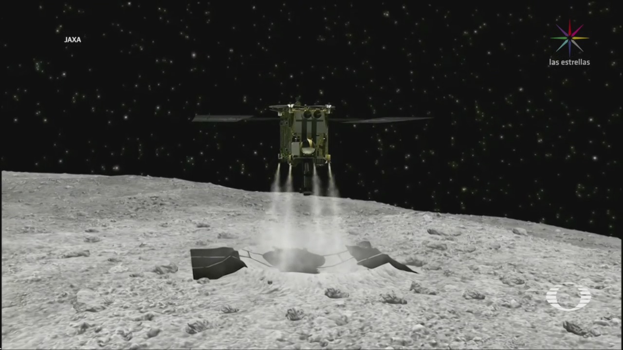 Sonda japonesa lanza minirobots sobre asteroide