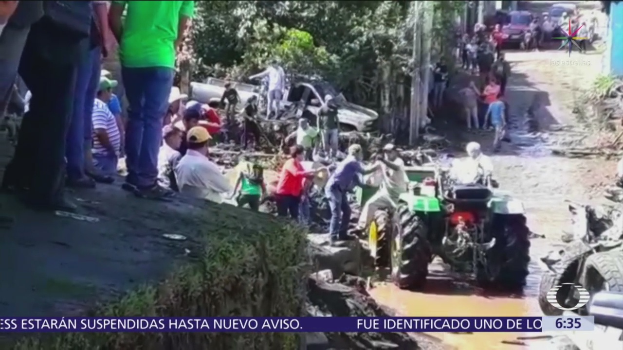 Suman 7 muertos por tromba en Peribán, Michoacán