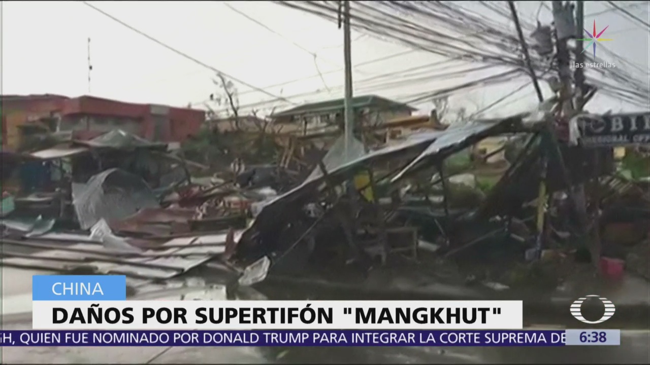 Tifón Mangkhut deja más de 60 muertos en Filipinas