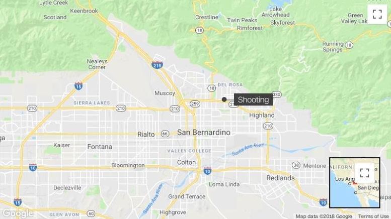 reportan tiroteo en san bernardino california