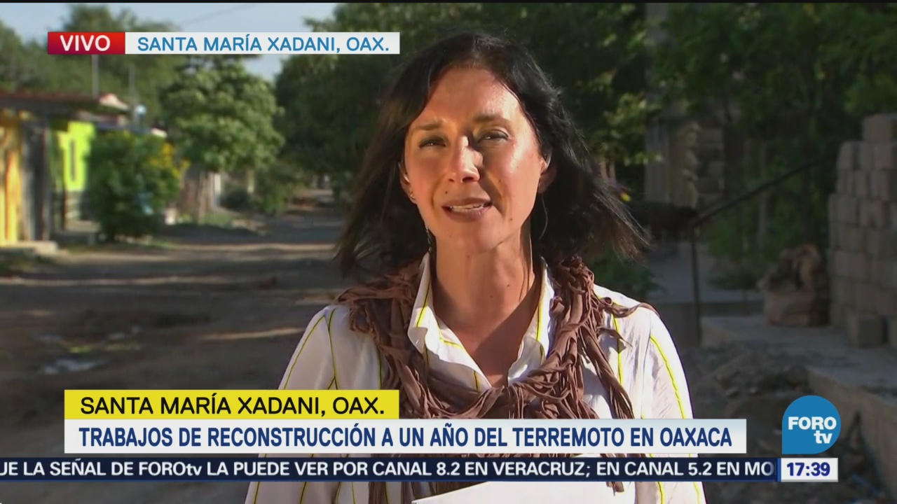 Trabajos Reconstrucción Año Terremoto Oaxaca