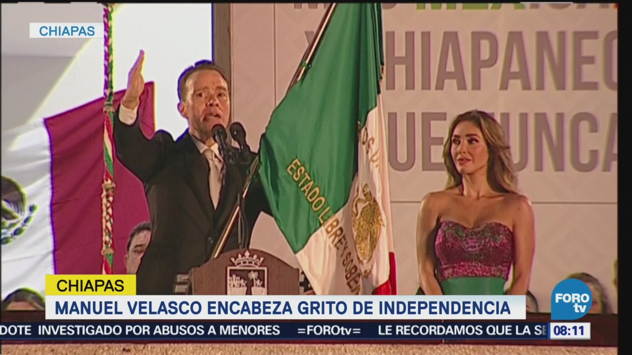 Ceremonias Grito Independencia Todo México Estados