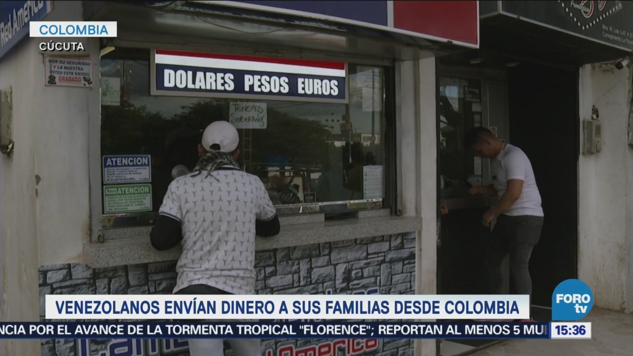 Venezolanos Colombia Mandan Dinero Sus Familias