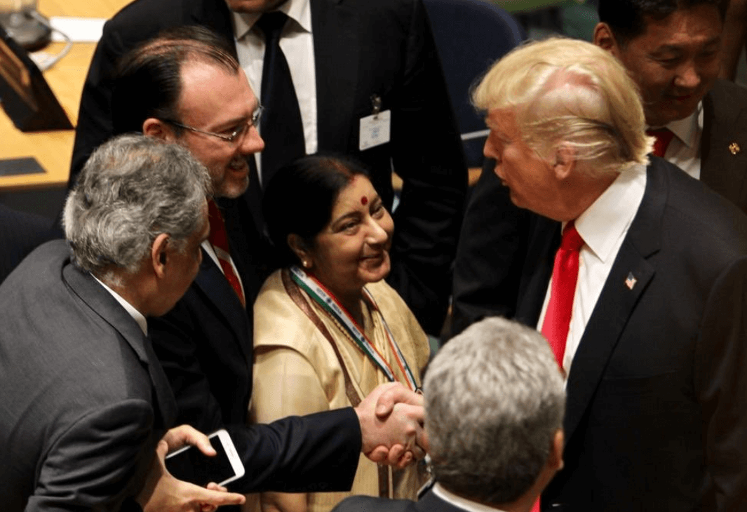 Videgaray coincide con Trump durante evento en la ONU