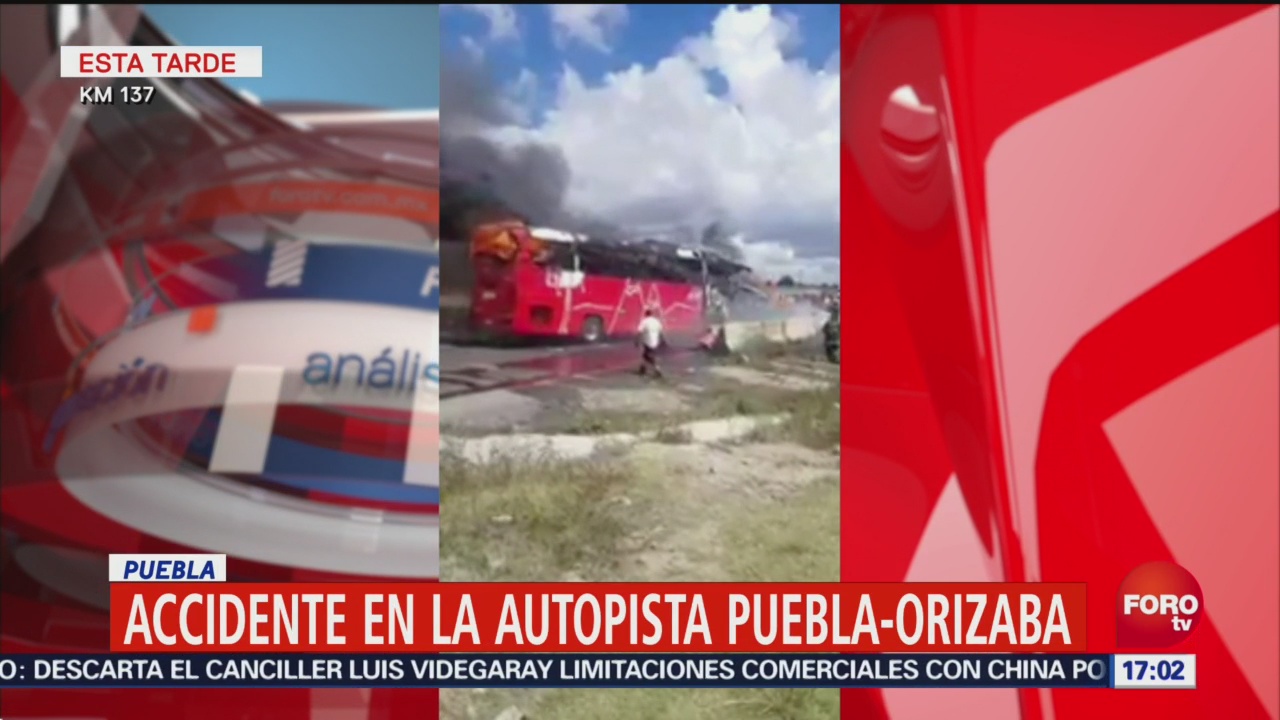 Accidente Múltiple Autopista Puebla Orizaba