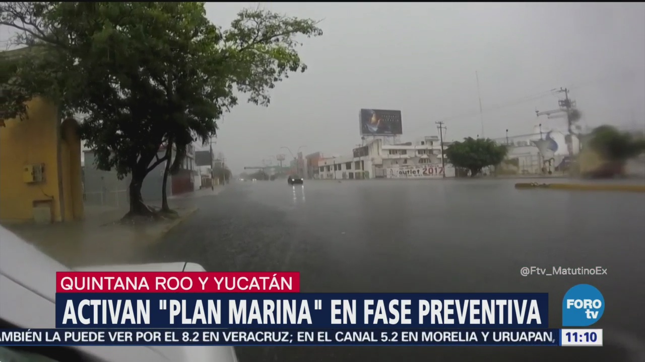 Activan ‘Plan Marina’ en fase preventiva en Yucatán