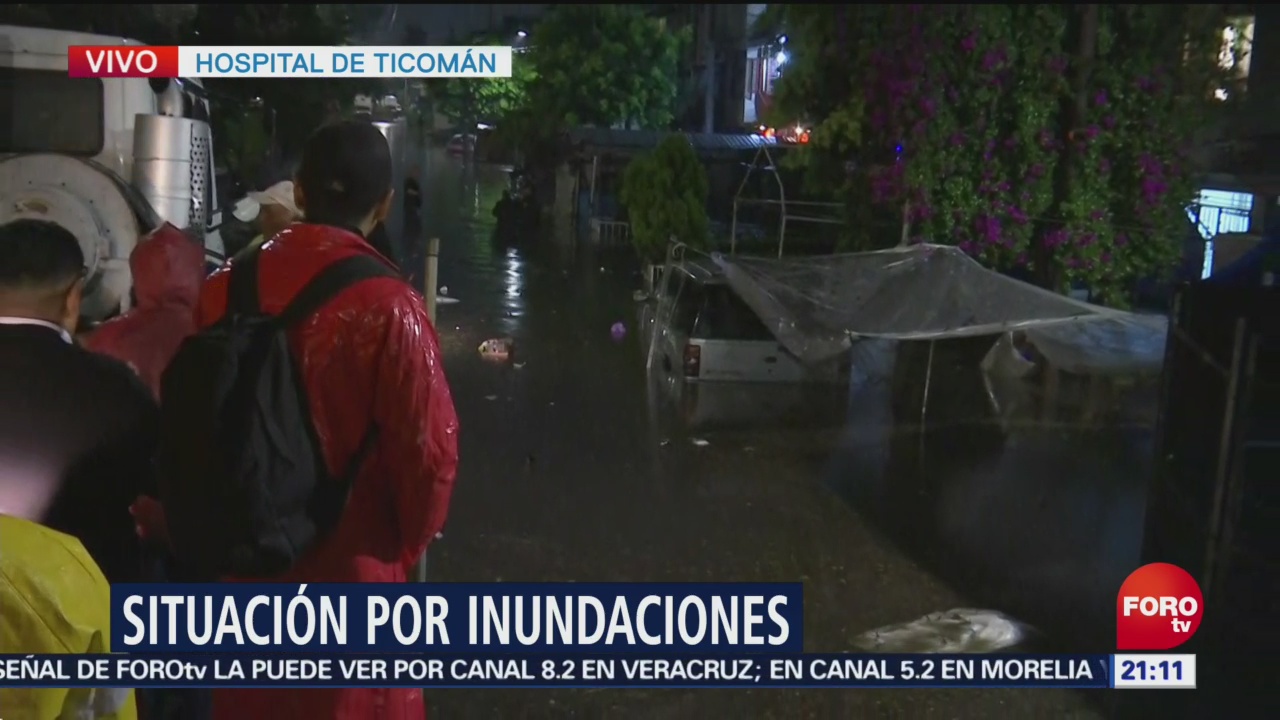 Afectaciones Inundación Gam Lluvias CDMX