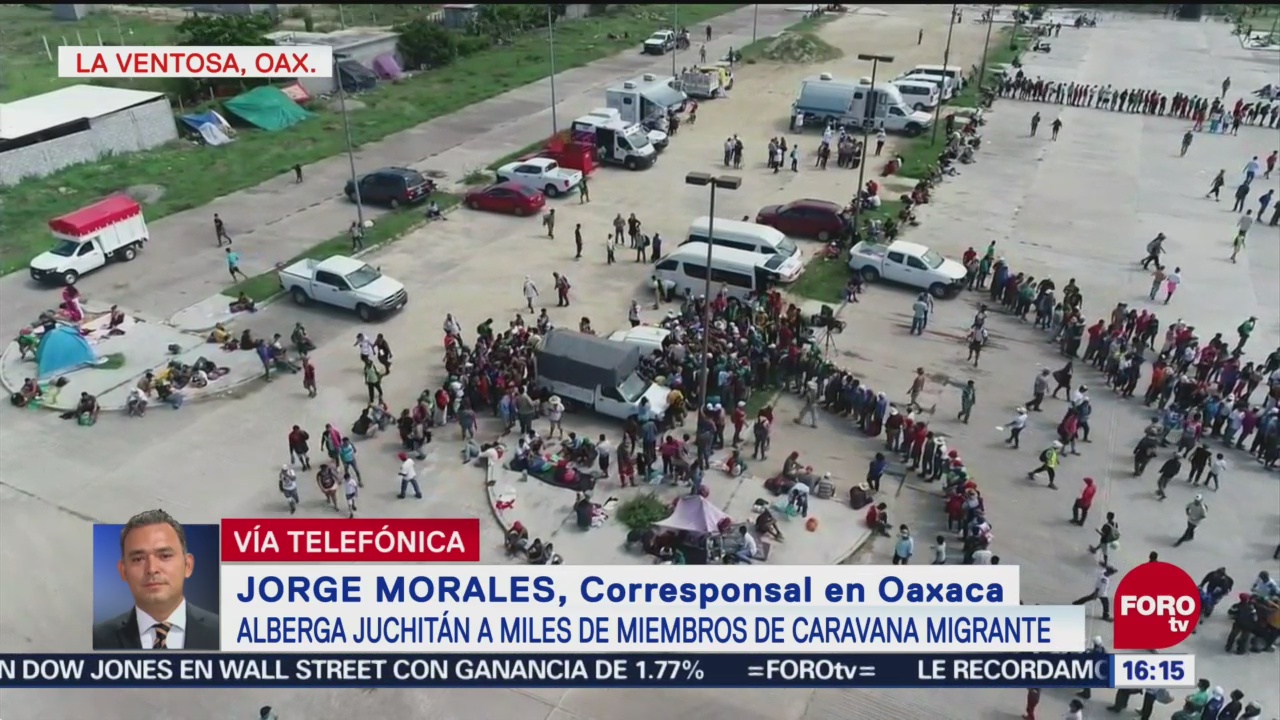 Alberga Juchitán, Oaxaca, a miles de migrantes