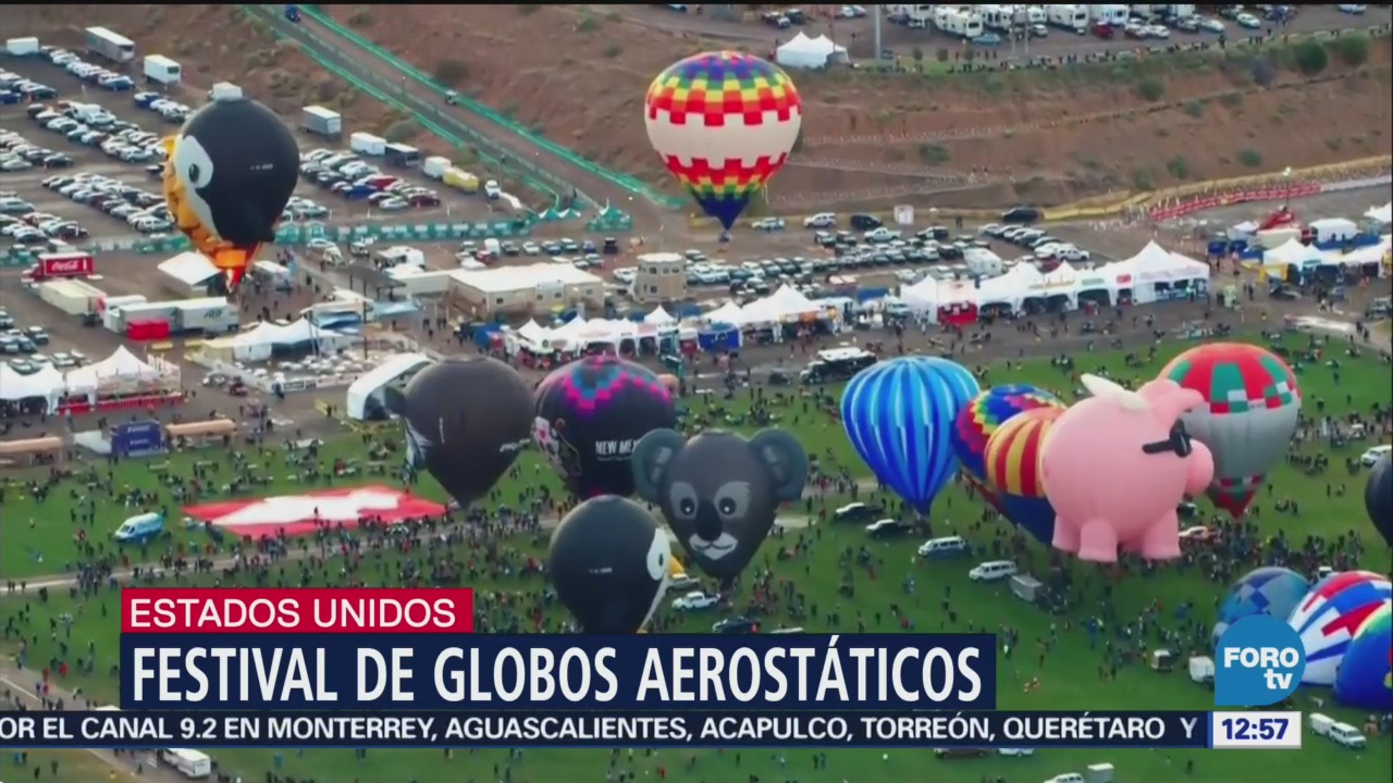 Albuquerque realiza tradicional festival globos aerostáticos