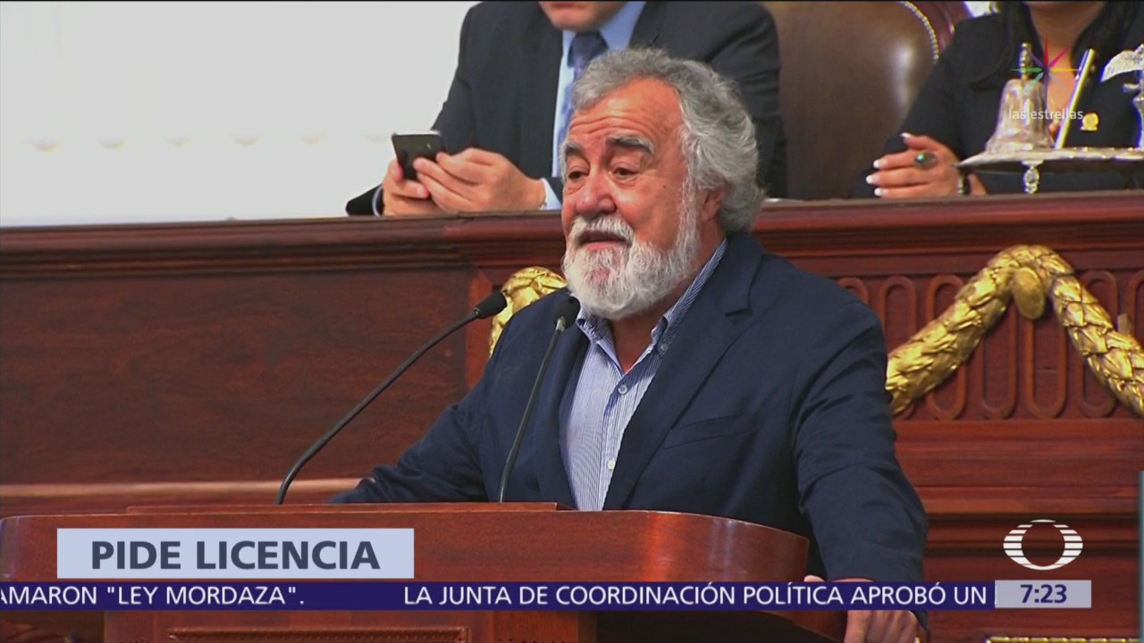 Alejandro Encinas se despide del Congreso Ciudad de México