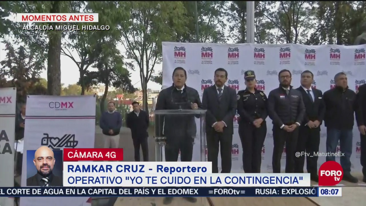 Anuncian operativo de seguridad en la alcaldía Miguel Hidalgo