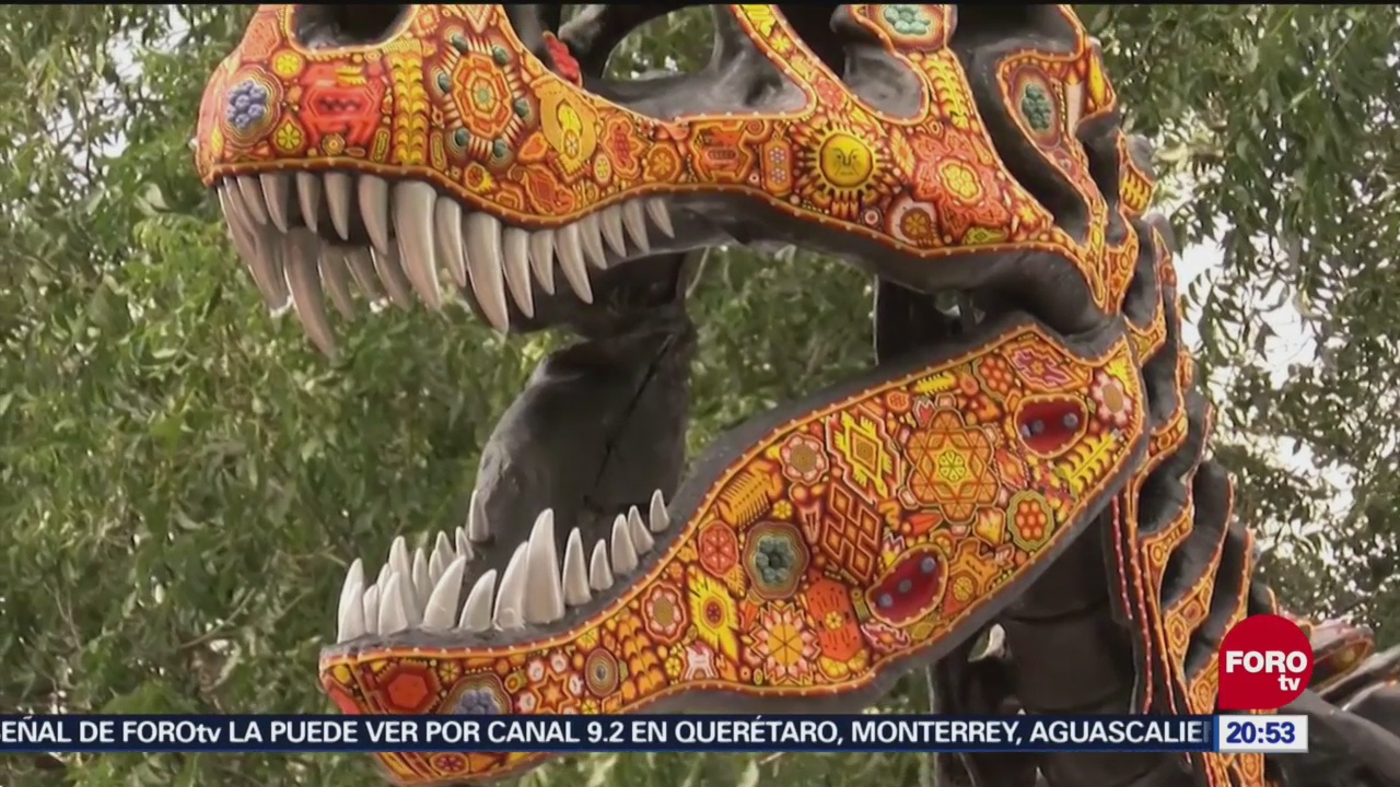 Arte Huichol Dinosaurios Saltillo Coahuila Exhibición