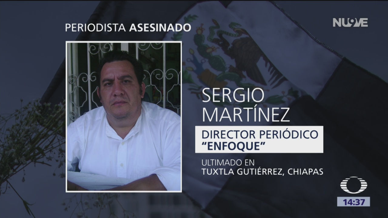 Asesinan al director del periódico Enfoque en Chiapas