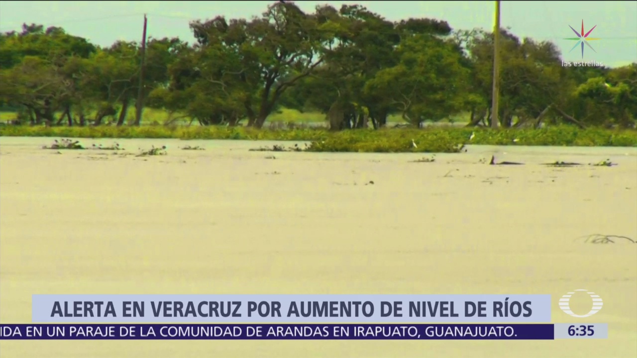 Aumenta nivel de los ríos Papaloapan y Coatzacoalcos, en Veracruz