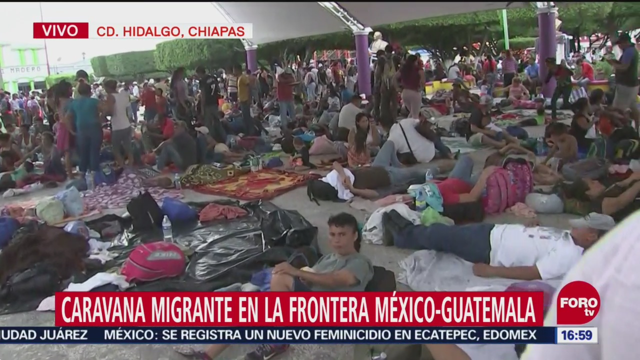 Autoridades De Chiapas Rebasadas Paso De Migrantes México Juan Álvarez, Corresponsal De Noticieros Televisa Y Forotv Chiapas