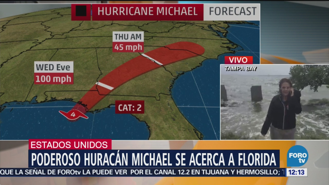 Autoridades de Florida advierten de los efectos del huracán