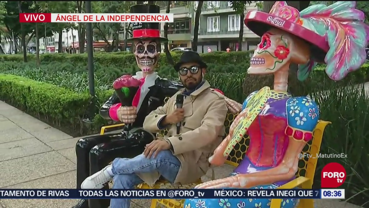 Bryan Mendoza muestra los Mexicráneos desde Reforma