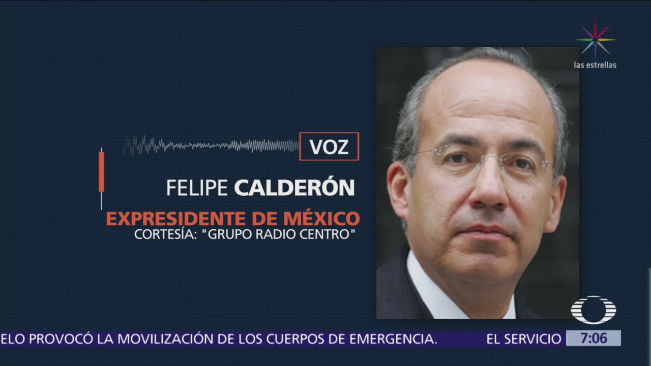Calderón y AMLO responden a señalamientos de Madrazo
