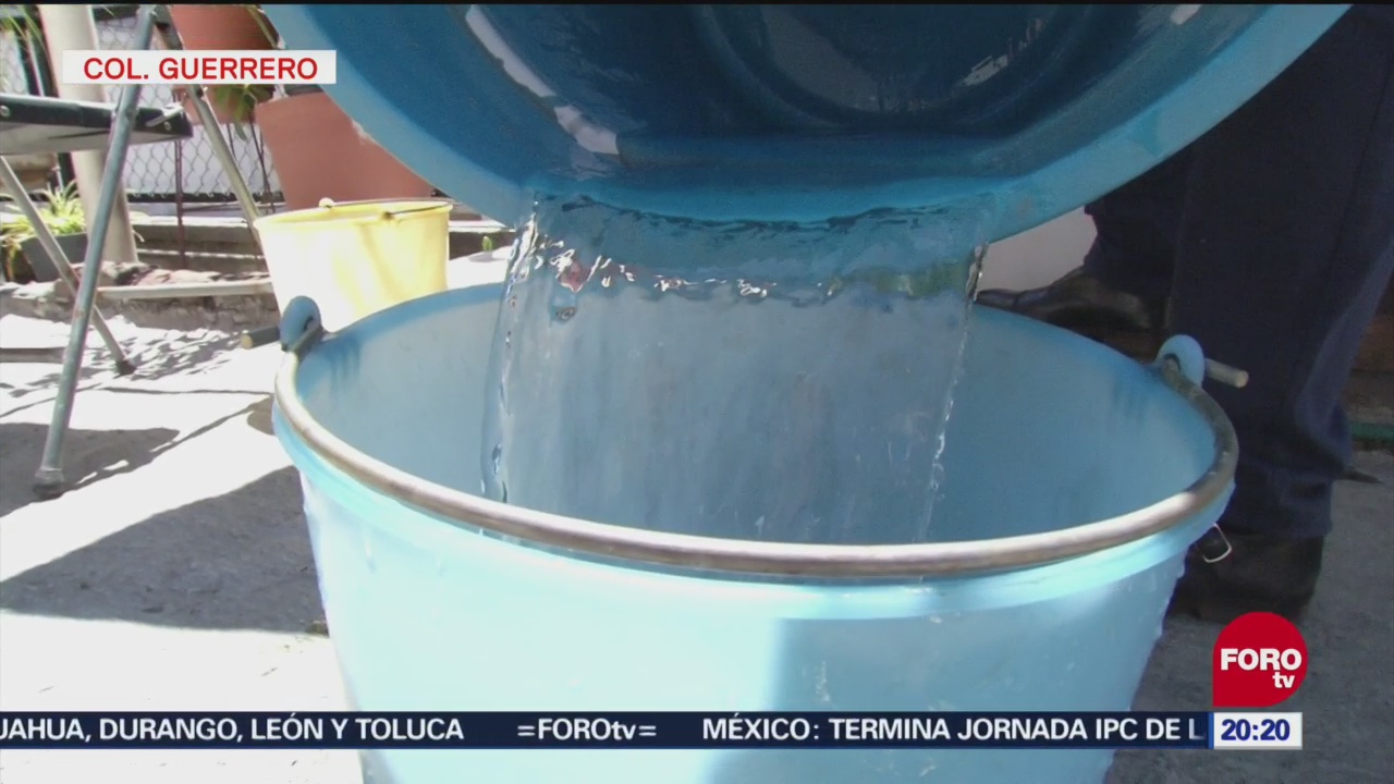 Capitalinos Toman Previsiones Ante Corte Agua Potable