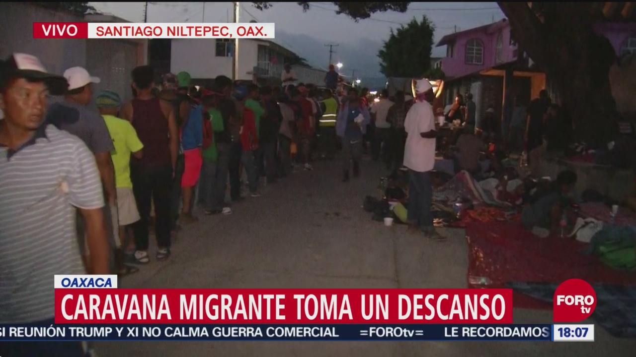 Caravana migrante avanzará a Juchitán, Oaxaca