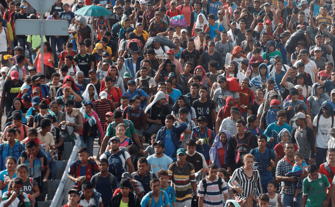 Caravana migrante: Más de siete mil personas, dice ONU