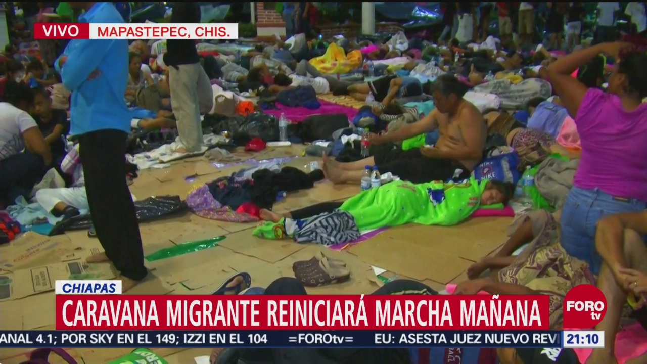 caravana migrante llega a mapastepec chiapas