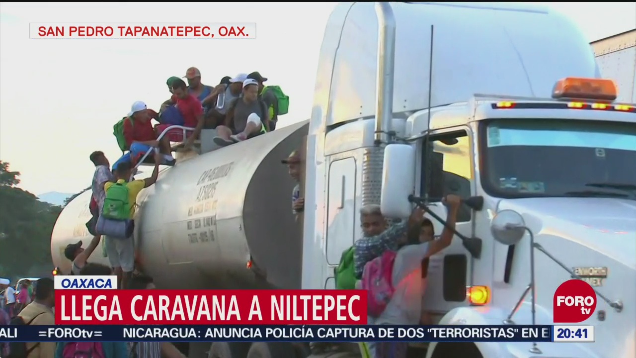 Caravana Migrante Llega A Oaxaca Recorrido