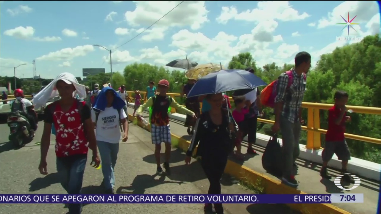 Caravana migrante reúne a más de 2 mil 500 niños
