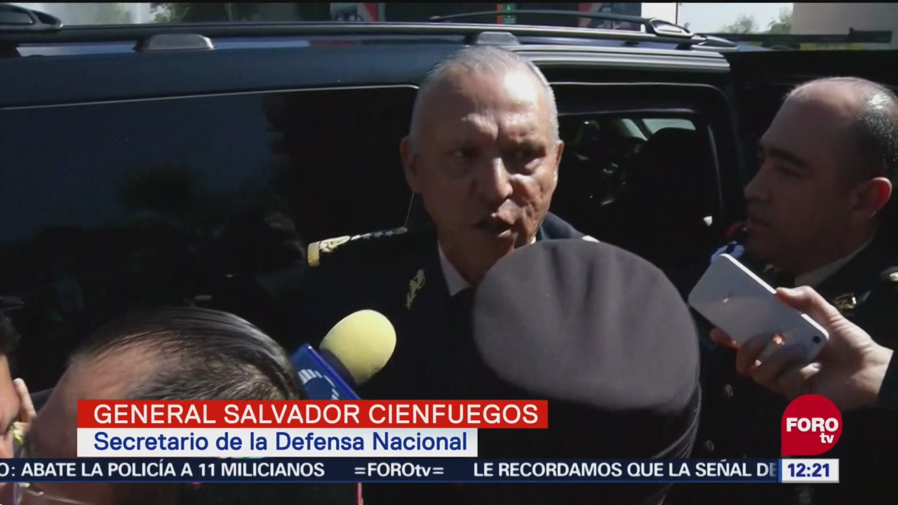 Cienfuegos califica de positiva designación del general Sandoval