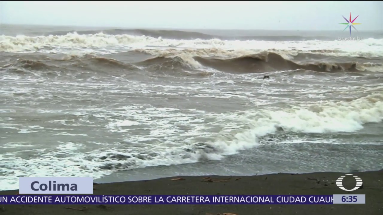Colima registra marejada ciclónica por 'Willa' y 'Vicente'