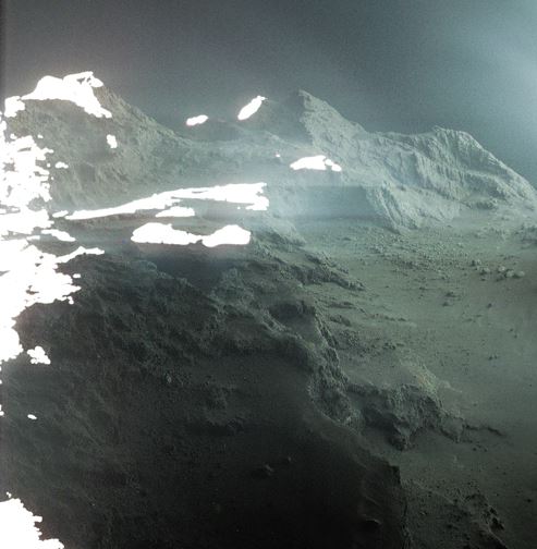 ESA da a conocer fotografía de cometa captada por Rosetta