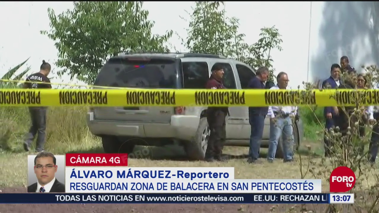 Cuatro muertos por balacera en Texcoco