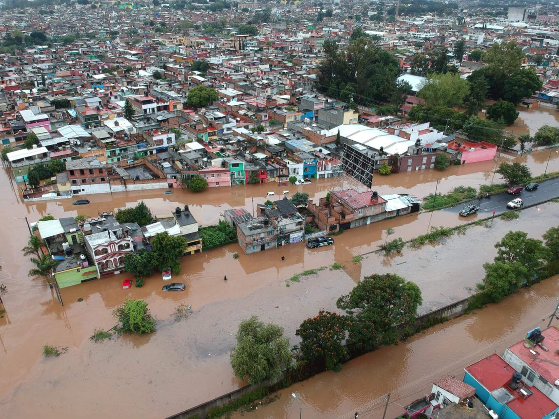 Clima Michoacán hoy; lluvias causan inundación en Morelia