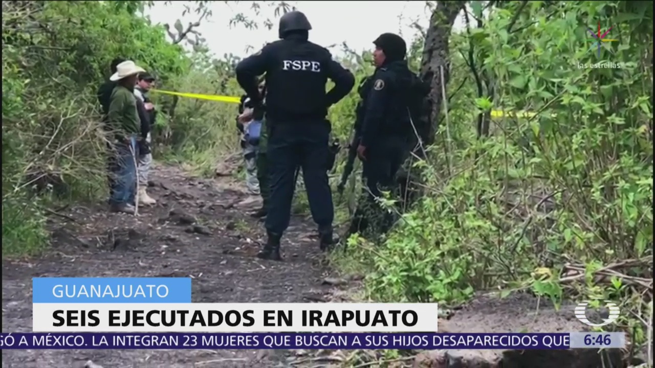 Descubren 6 cadáveres con signos de violencia en Guanajuato