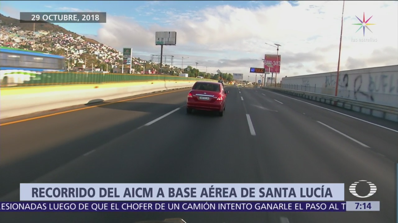 Despierta prueba ruta entre Santa Lucía, Toluca y CDMX