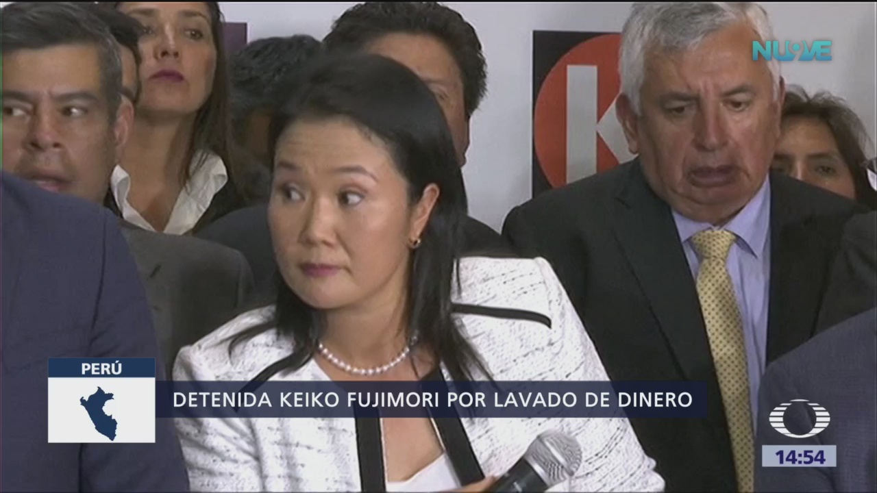 Detienen a Keiko Fujimori en Perú